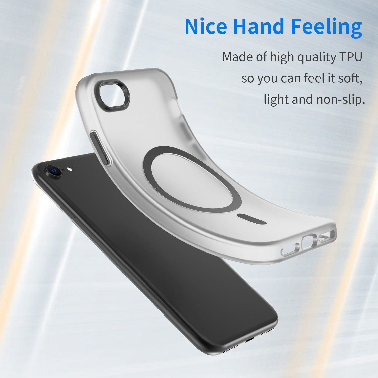 Luxury soft SE3 Magsafe protective case SE4 for iPhone 7 wireless charging Apple 8 magnetic jelly SE2 transparent protective cas