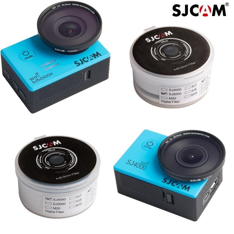 Originele SJCAM SJ4000 SJ5000X wifi Optische Glazen Lens Bescherming Cap Lens CPL/UV Filter Lens Cover Voor H9/ h3R Action Accessoires