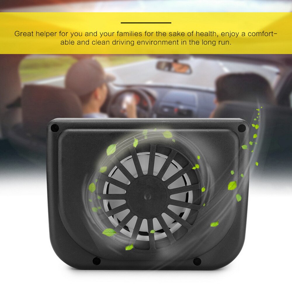 Car Solar Power Air Fan Cooling Exhaust Gas Cooler Ventilation System Radiator Window Cooling Car Fan