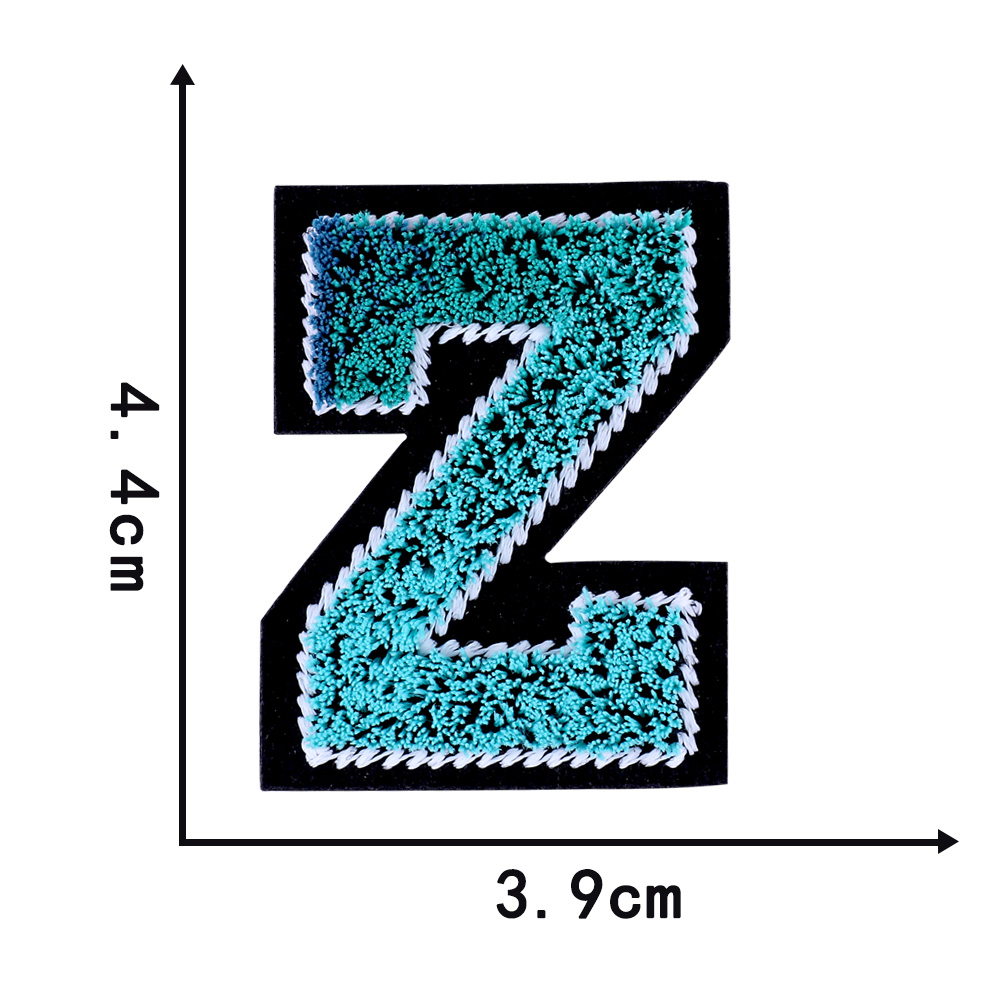 Letters Toothbrush Embroidery English Patches For Sew On Clothing Patch Clothes Applique DIY Garment Hat Decor: SKY BLUE