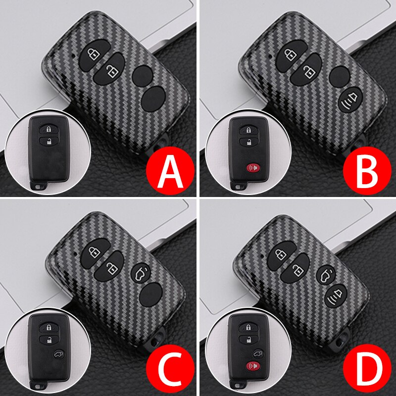 Auto Sleutel Cover Key Case Voor Toyota 86 Land Cruiser Prado 150 Avalon Camry Prius Crown Highlander Voor Subaru Foreste xv Legacy
