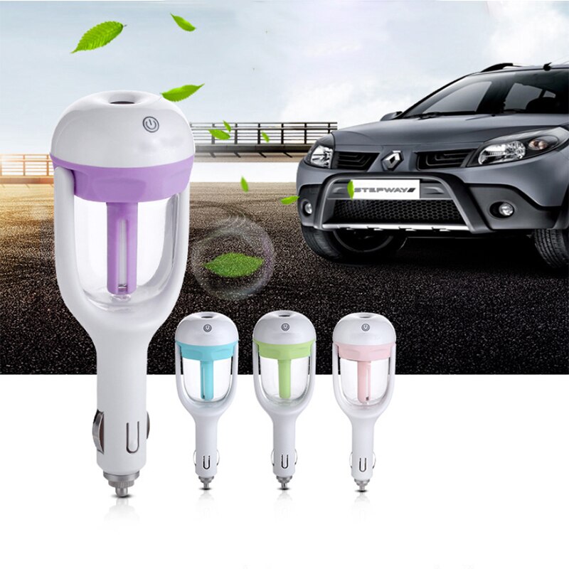 12V Auto Stoom Luchtbevochtiger Aroma Diffuser Mini Luchtreiniger Aromatherapie Etherische Olie Diffuser Mist Maker Spuit Voor Auto