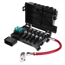 VODOOL Auto Sicherung Batterie Kasten Terminal Zubehör Auto Zubehör Batterie Sicherung Kasten Auto Styling für Volkswagen Bora Golf Mk4 98 -05
