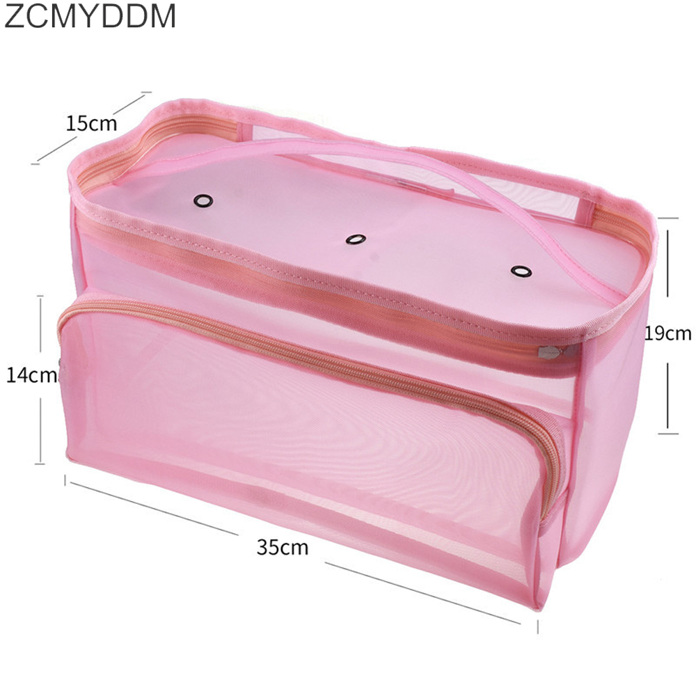 Breien Bag Organizer Garen Opslag Mesh Bag Craft Nylon Garen Case Organizer Opbergmanden Reizen Naaien Gereedschap Accessoires
