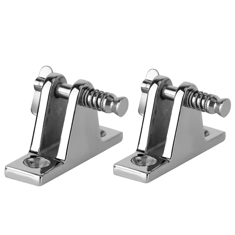 Bimini Top Deck Scharniere Marine 316 Edelstahl Bootsteile Zubehör Bimini Top Fitting Hardware mit Schnellspannstiften