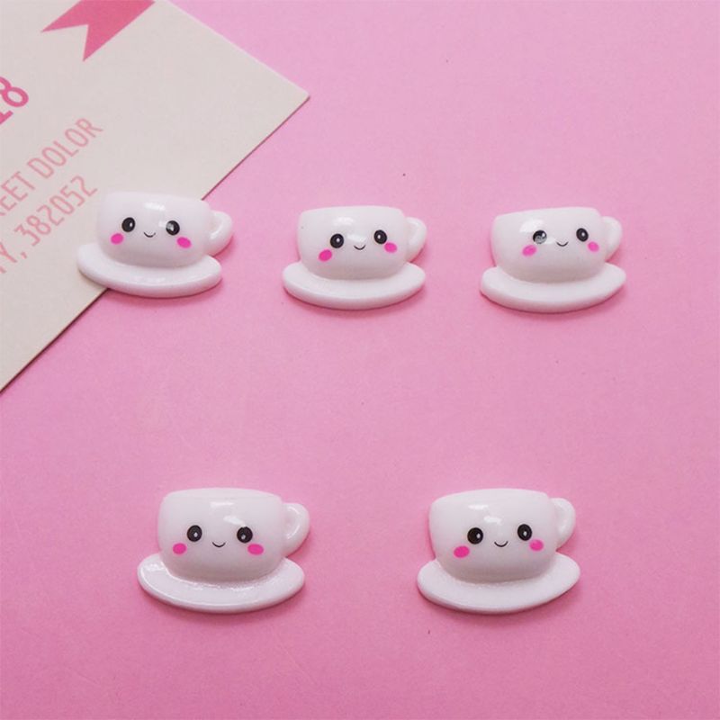 Ozdobne szpilki szpilki małe filiżanki buźki pinezki kreatywne śliczne tablica korkowa fototapeta Szpilka materiały biurowe