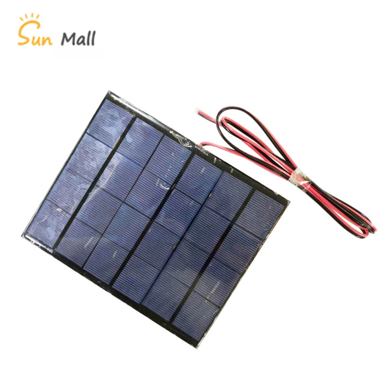6V 3W Zonnepaneel 500mA 145*145Mm