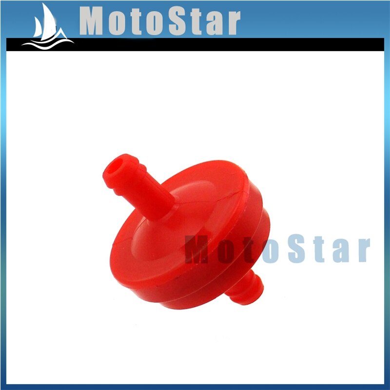 1/4 "filtro carburante rosso ID per trattori tosaerba barche ATV Quad andare kart carrelli