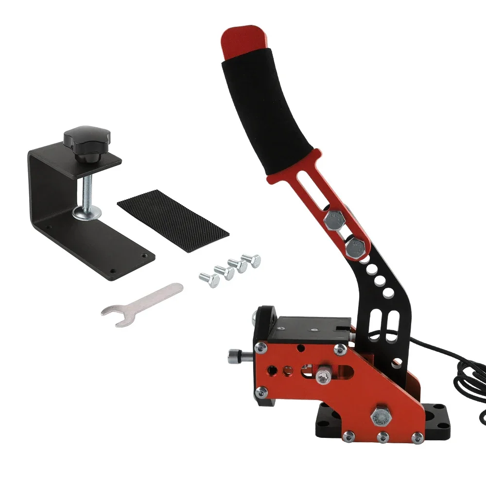 16Bit USB Handbrake SIM For G25/27/29 T500 PC Racing Games FANATECOSW DIRT RALLY Hand Brake System Red Black Blue: Gold