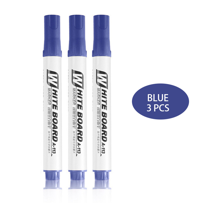 3/10 Pcs Set Erasable Magnetic Whiteboard Marker Pen Blackboard Marker Chalk Glass Ceramics Office School Art Marker Stationery: Burgundy