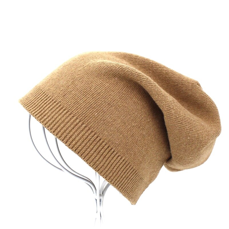 Ditpossible dzianiny czapki gorro skullies czapki damskie czapki dziewczyny wiosna jesień czapka z daszkiem stałe czapki: khaki