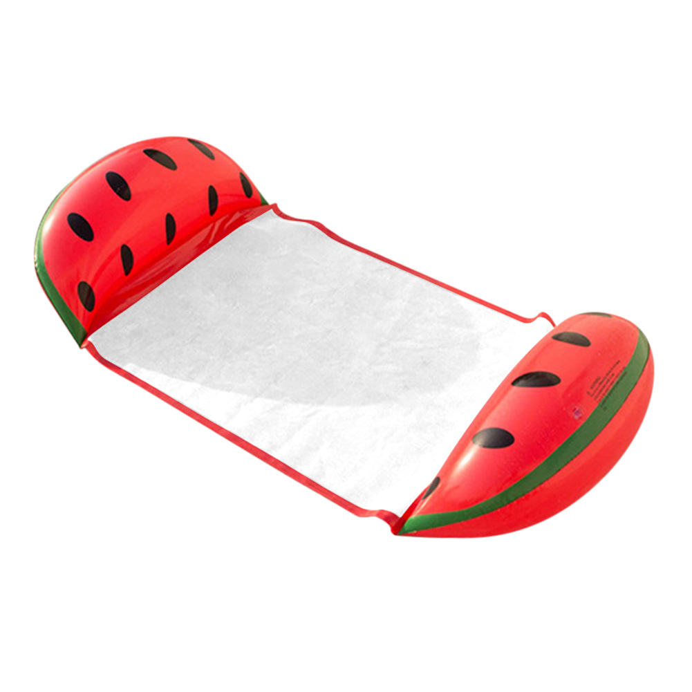 Oppustelig swimmingpool flydende sommer vand hængekøje seng flyde liggestol til svømning strand vandsport: Vandmelon