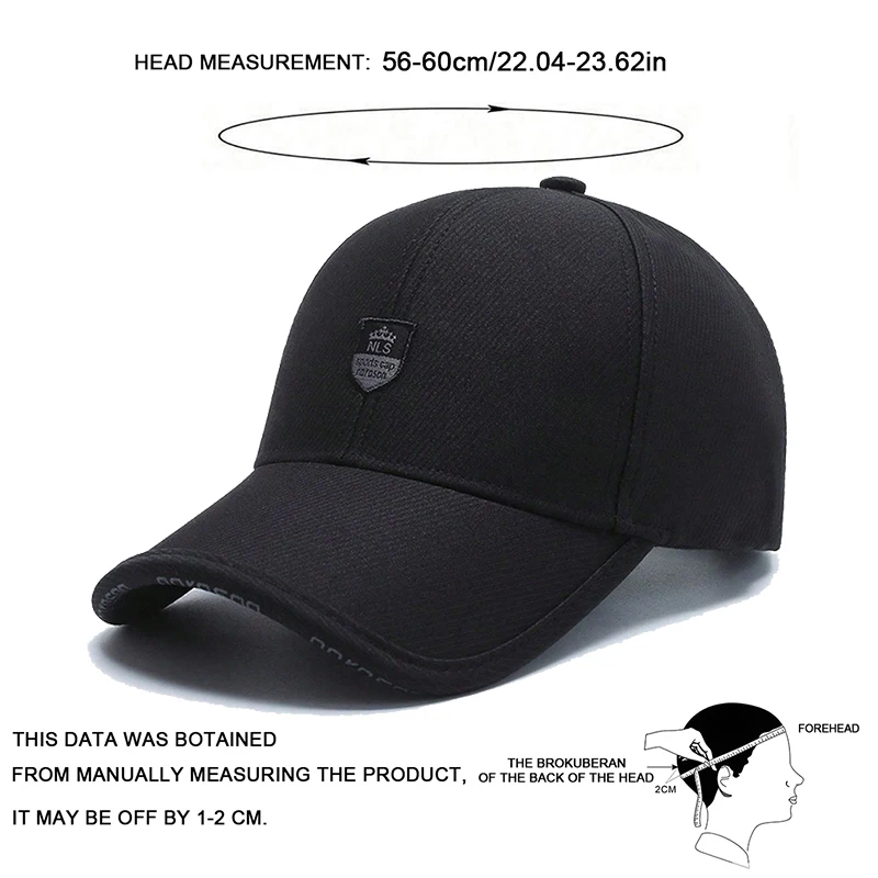 Casquette de Baseball unisexe NLS lettre couronne étiquette printemps automne extérieur réglable chapeaux décontractés chapeau de protection solaire casquette de Baseball pour hommes
