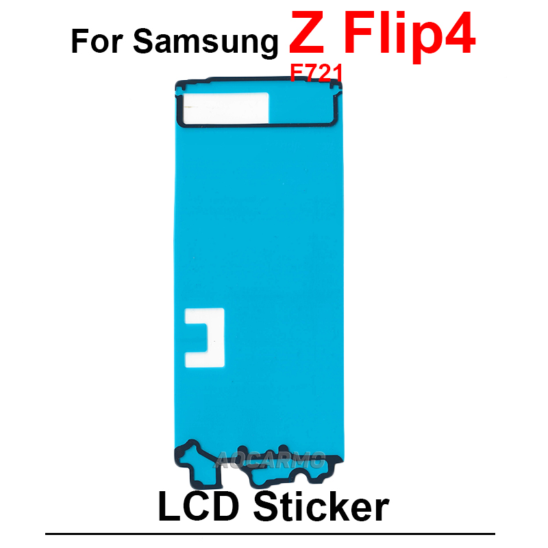 Klej do tylnej obudowy do ekranu LCD Samsung Galaxy Z Flip 4 Flip4 F721 + klej do tylnej taśmy samoprzylepnej: Czerwona róża