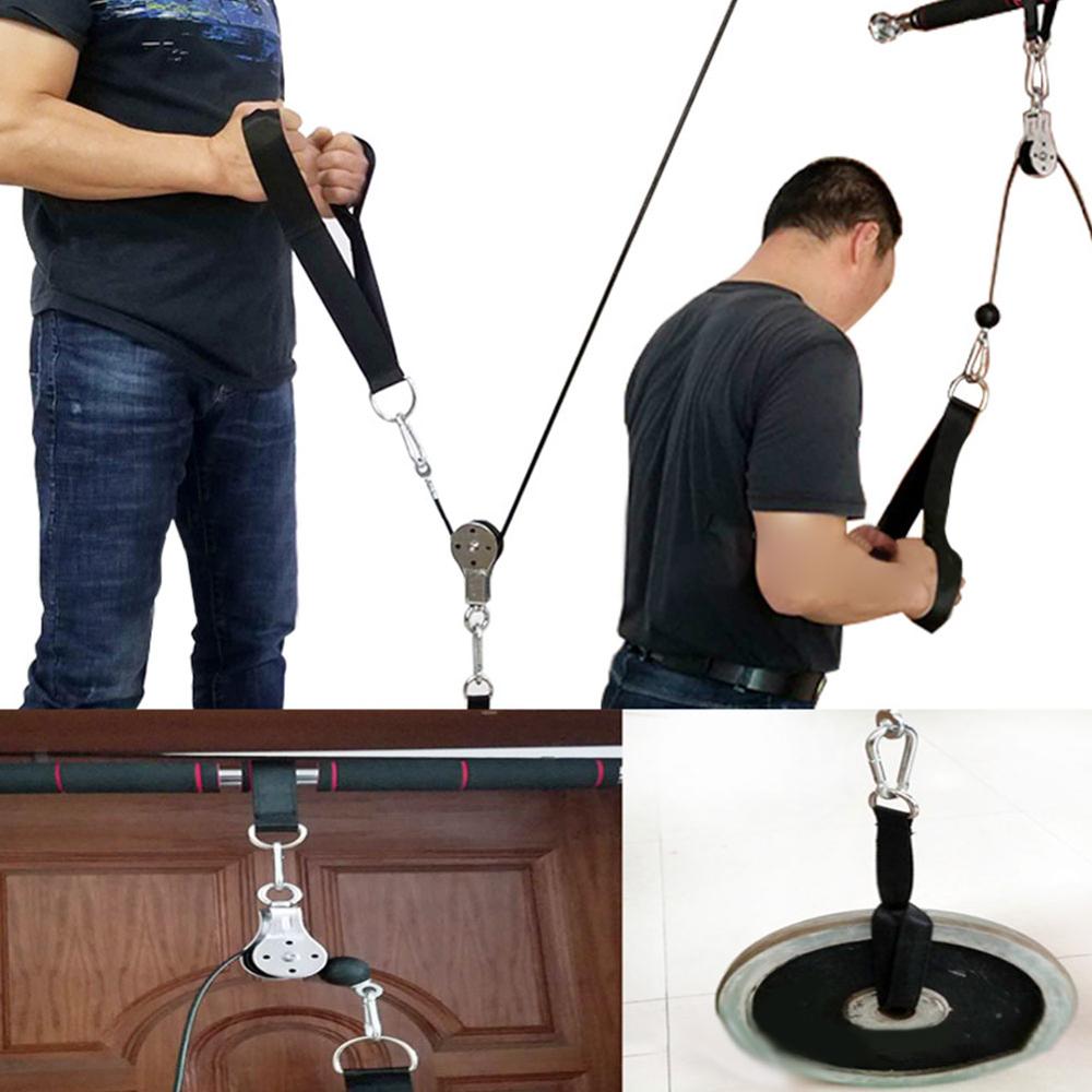 Wrist Forearm Gym Workout Arm pulley Dumbbell accessories Exercise Body Building Strength Training Fitness Equipment