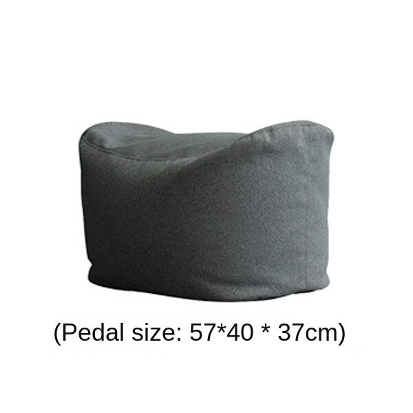 Riesen Sitzsack Sofa Stuhl Footsool Abdeckung Keine Füllstoff Boden Sitz Tatami Puff Ottomane Hocker Baumwolle Leinen Faul Sofa Couch liege
