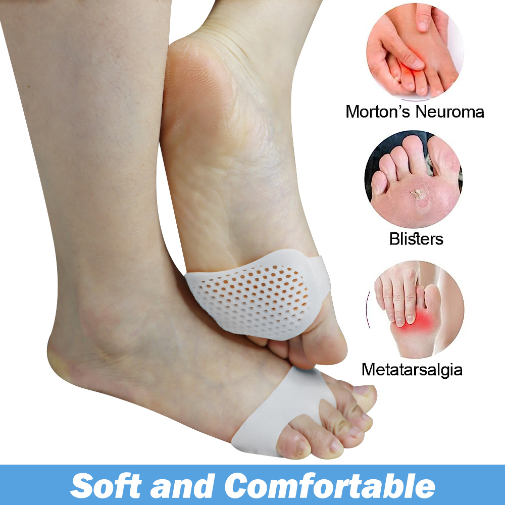 Pexmen 2 Stuks Metatarsal Pads Bal Van Voetkussens Gel Voorvoet Pad Voor Metatarsalgia Pijnverlichting Mortons Neuroom En Blaren