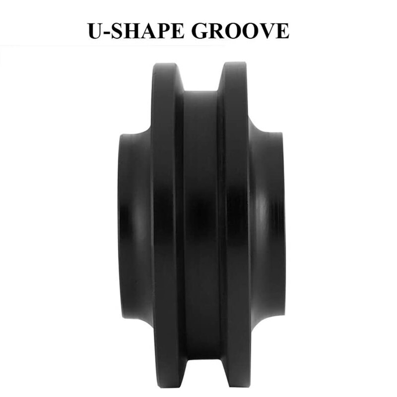 2Pcs Schuifdeuren Schuur Deur Wiel Zware Kast Venster Katrol Roller Rustig Schuifdeur Track Perfect Voor Diy Schuur deur