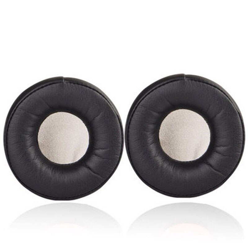 Adecuado para Jabra MOVE almohadillas inalámbricas funda para auriculares almohadilla de esponja orejeras de cuero: Grey
