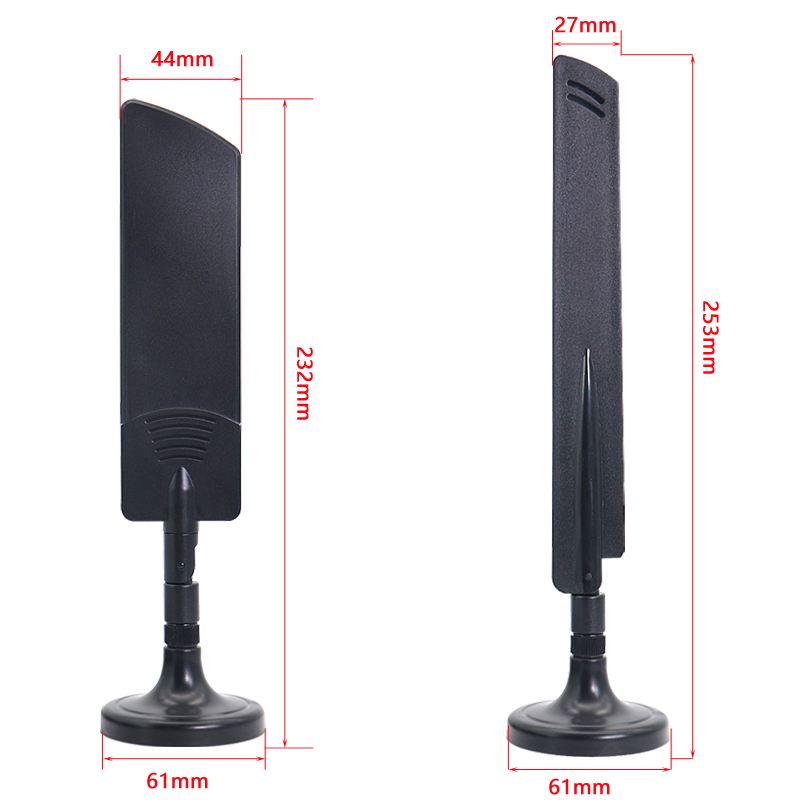Antenă gsm 3g 4g 5g, amplificator 40 dbi, extender extern, bază magnetică,  ts9 sma mascul pentru router wifi cpe pro, amplificator de semnal 3 mcable