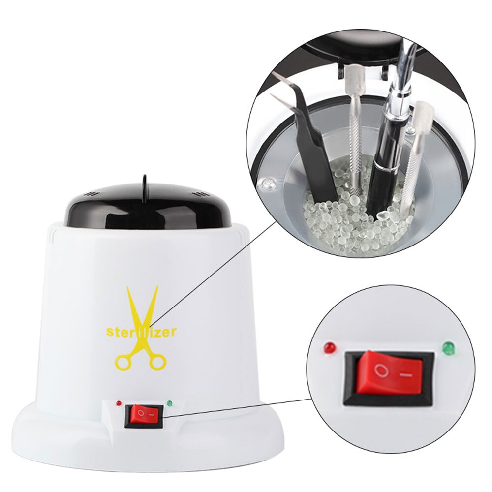 Nail Manicure Machine Disinfection For Nail Art Manicure Tool High Temperature Dry Heat Steel Metal Tools Disinfection Box