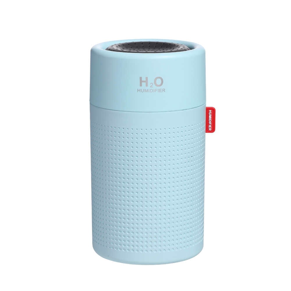Grote Capaciteit 750 Ml Luchtbevochtiger Draadloze Ultrasone Usb Oplaadbare Aroma Diffuser Kleur Led Mist Maker Heel Humidificador: Blue