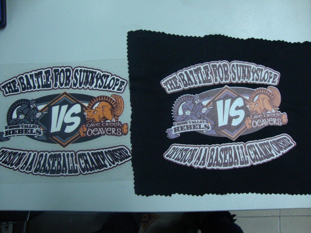 Eco Solvent Paper Inkjet Heat Transfer Paper for t shirts Logo Number Polyester Dark Transparent Color Eco-solvent