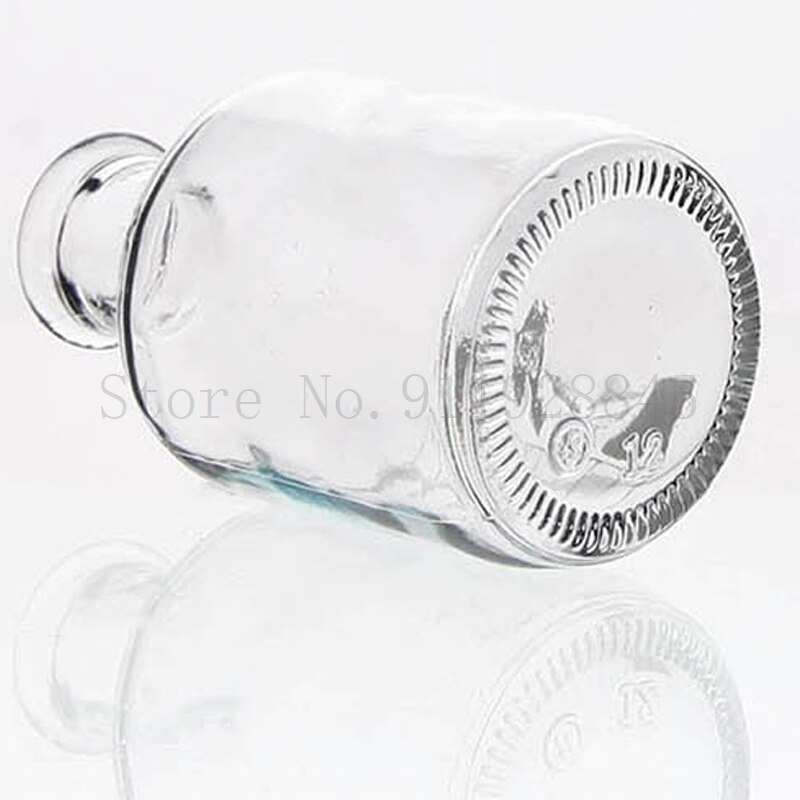 Garrafa conta-gotas britânica transparente/marrom, 4 tamanhos, com conta-gotas de linha escala, esfregar, vidro de borosilicato