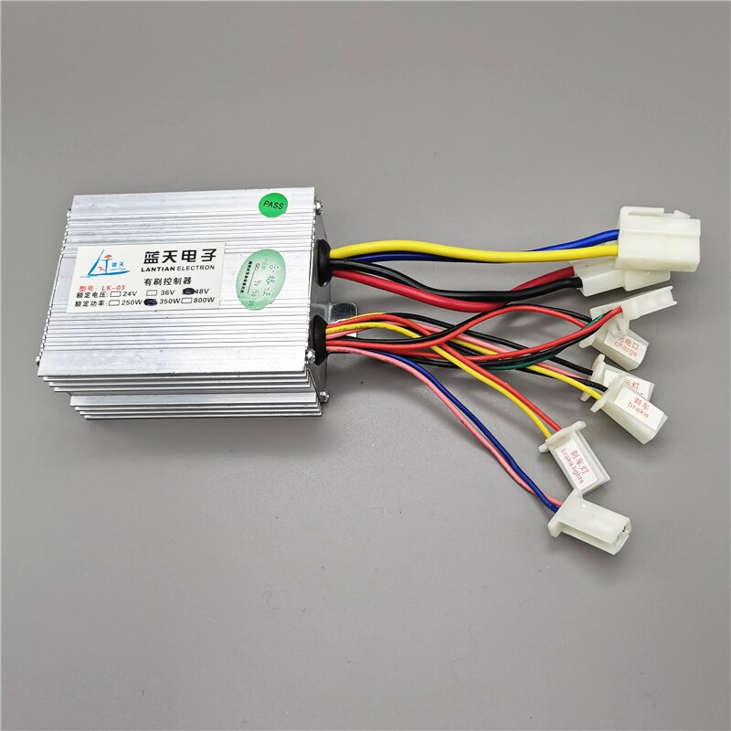 Brushed DC motor controller for electric bicycle scooter motor 24V36V48V350W electric tricycle accessories LK-03