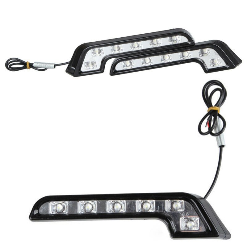 L-Shape Daytime Running Lights 6-LED Super bright Shockproof Waterproof
