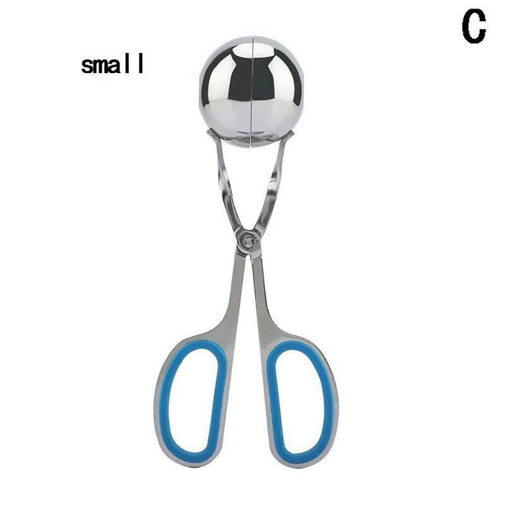 Utensilio de cocina pinza para albóndigas rellenas de acero inoxidable antiadherente para hacer carne de pescado Manual de