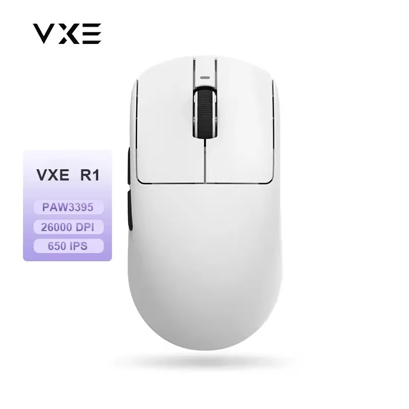 Vxe Dragonfly R1 ProMax Gaming Mouse Bluetooth Mouse Rechargeable Gamer Paw3395 Lightweight Ergonomic Wireless Mouse Esport: green