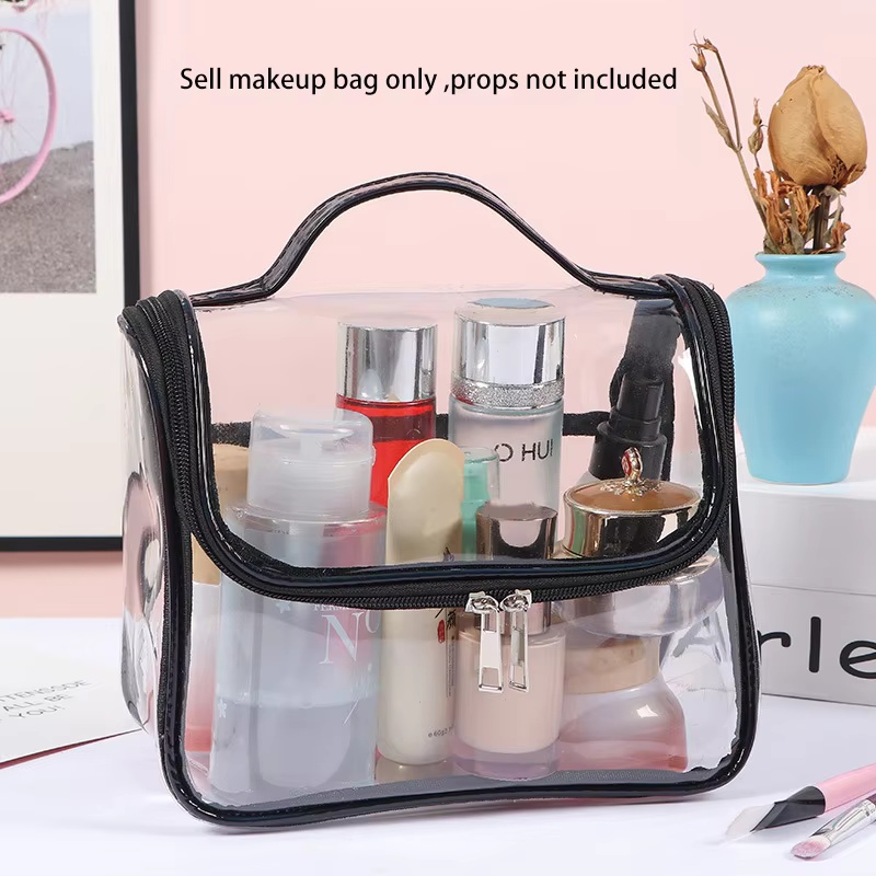 1/3Stck einstellen Transparente Kulturbeutel Große Kapazität Tasche Reise Veranstalter Lagerung Beutel machen-hoch Kosmetik Tasche Multifunktions: Gelb