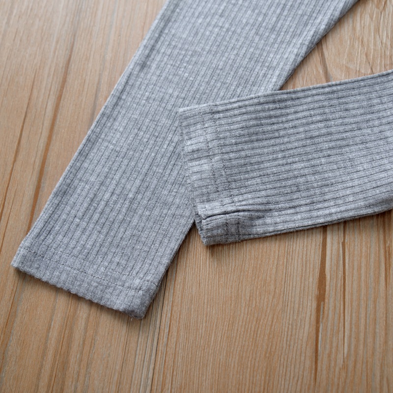 Vauvan housut taapero tytöt yksiväriset leggingsit housut lasten söpöt 100%  puuvilla ribbihousut alaosat lapsille tytöille leggingsit