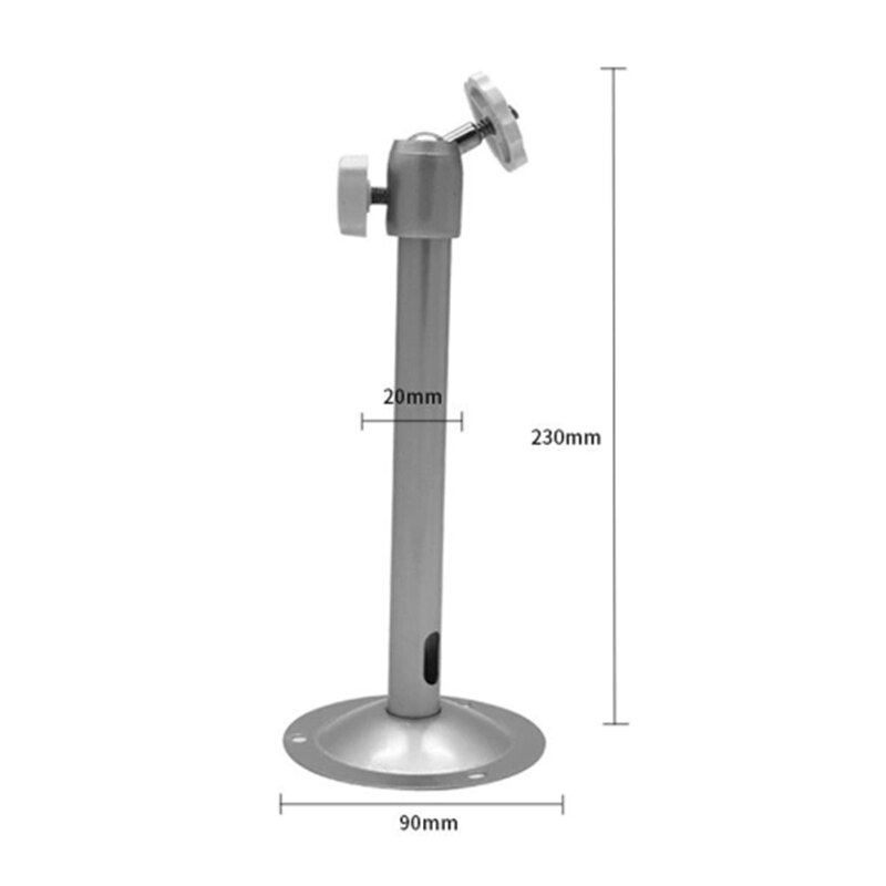 05 fixou a instalação universal do suporte pequeno da máquina de monitoramento exterior de alumínio do suporte da câmera de segurança