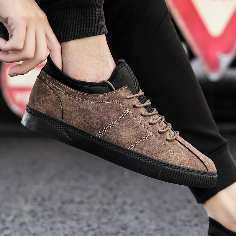 Stil hvide sneakers herre åndbare fritidssko populære sko super selvsikker herre sneakers  %1812