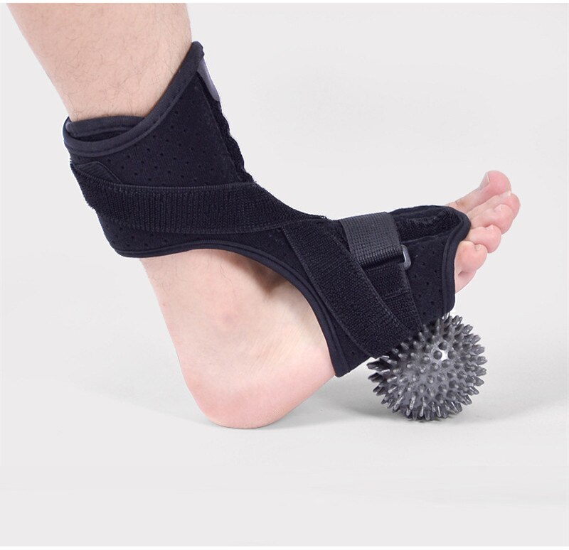 Fasciitis plantaris Dorsale Night & Day Spalk Voet Orthese Stabilizer Verstelbare Foot Orthopedische Brace Ondersteuning Pijnbestrijding: with Gray ball