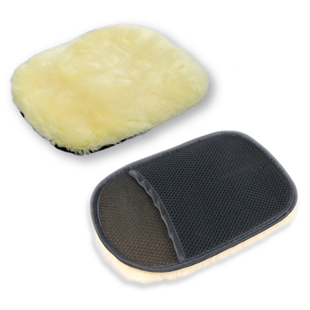 Guantes de lana suave para lavado de coches, microfibra, cuidado del coche, 210x140mm