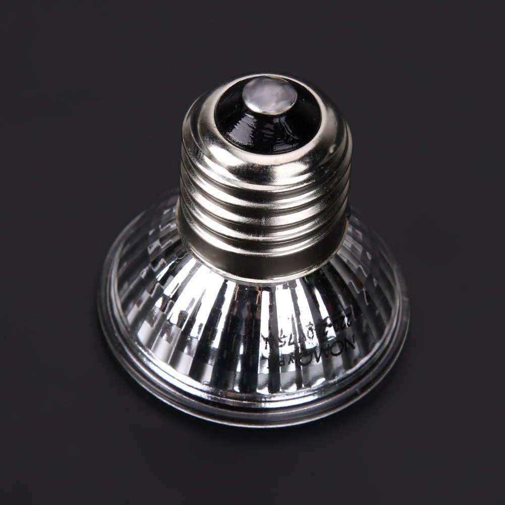 25/50/75W Reptile Tortoise UVA+UVB 3.0 Heating Lamp Full Spectrum Sunlamp Basking Pet Box Heater Warmer Heat Bulb Brooder