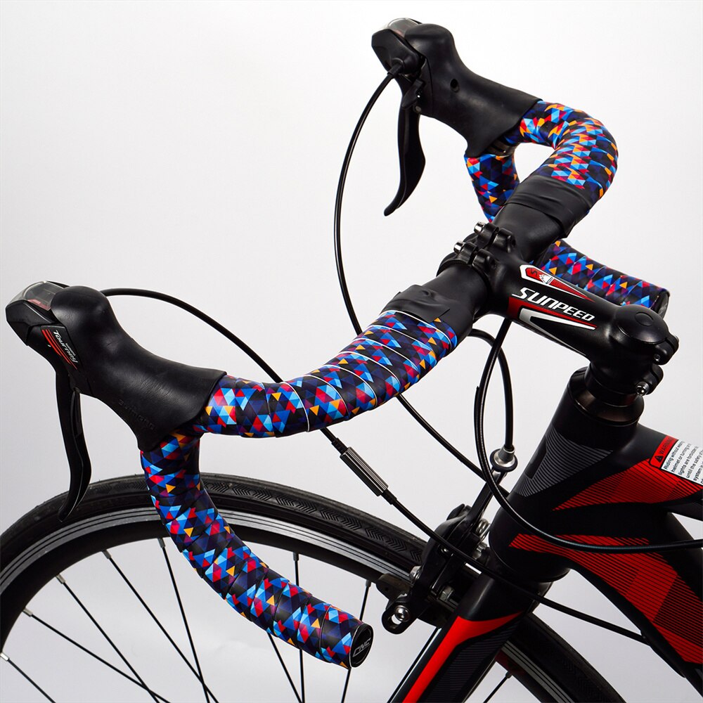 Cinta de manillar de calavera CNC para bicicleta de carretera, correa de engranaje Fixie de 2350mm, cinta de envoltura de bicicleta de PU EVA
