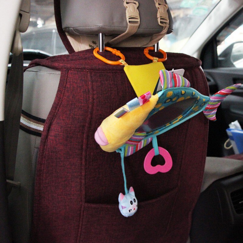 Autostoel Terug Spiegel Voor Baby Onbreekbaar Rear Facing Zuigeling Auto Spiegel Vis Vormige Clear View Auto Spiegels speelgoed