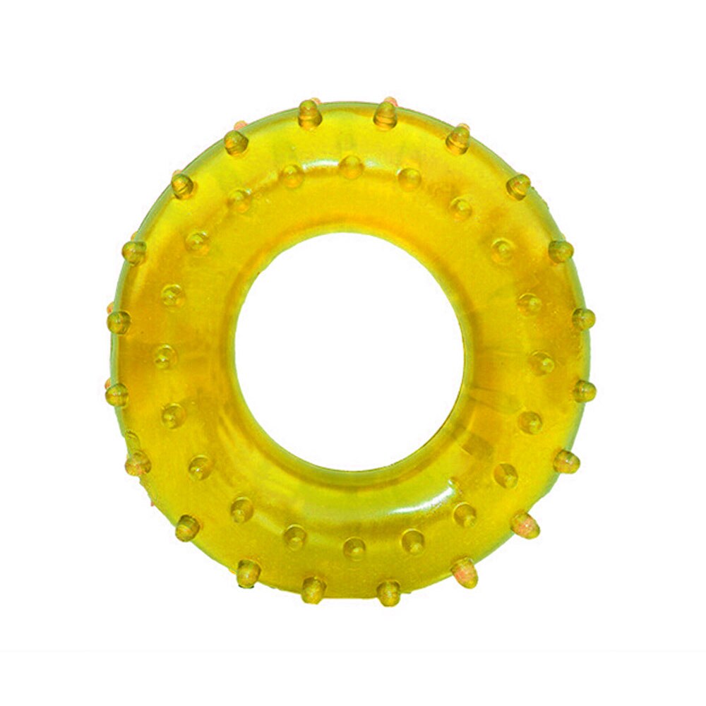 1Pcs BYEPAIN Hand Gripper Ring Rubber Rings Muscle Power Training Silica Gel Loop Expander Training Sport Exerciser Finger: Yellow