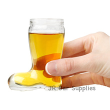 Set  of 6 boot shot klare glasögon för att dricka whisky spritfest 2 oz dricka öl boot das boot