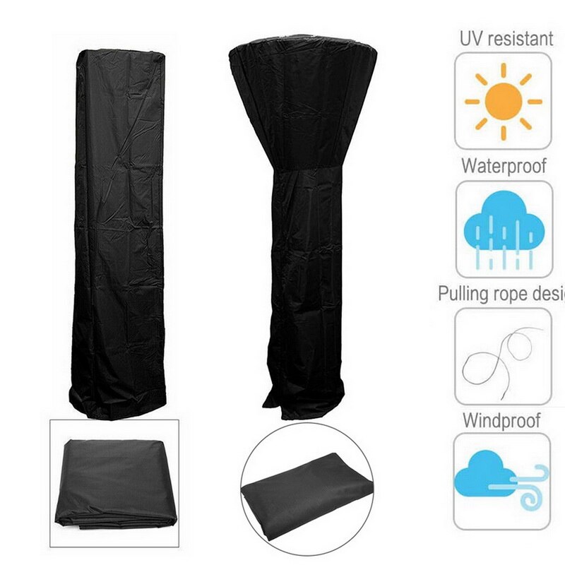 Dust proof and waterproof cover air heater cover Stand Up Patio Heater Cover Waterproof Heater Protector 1Pcs
