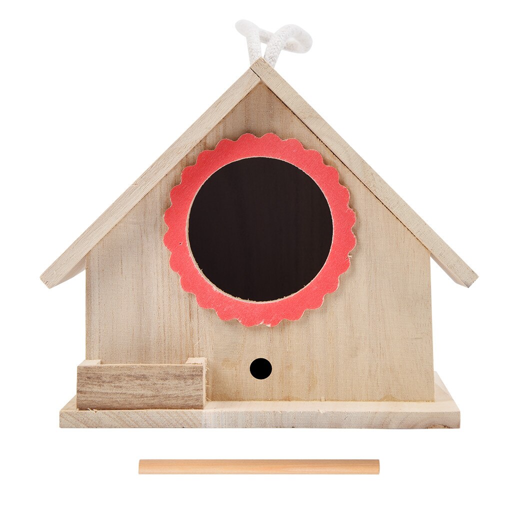 Wooden garden Bird Hammock Parrot Pet Cages Large Nest Dox Nest Bird House Box