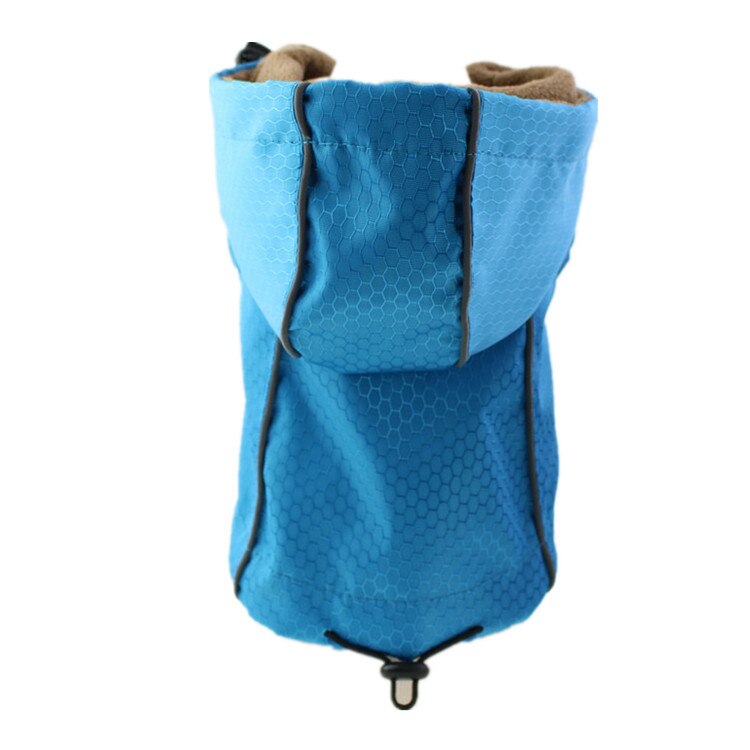 Haustier Hund Katze Jacke Reflektierende und wasserdicht Hund Haustier Regen Mantel Weste Haustier Welpe Hund Katze Warme Winter Kleidung Bekleidung 5 größen: Blau / M