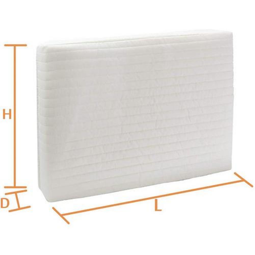 Indoor Air Conditioner Cover Double Insulation Fabric dust-proof Air Conditioner Cover for Outside Units-white: Default Title