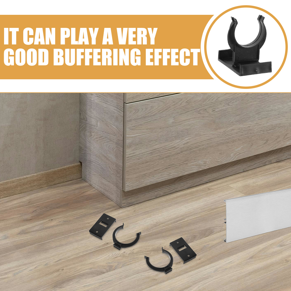 12 sett kjøkkenskap fotstøtter møbelben sokkelklips spenne gulvlist listverk brakett