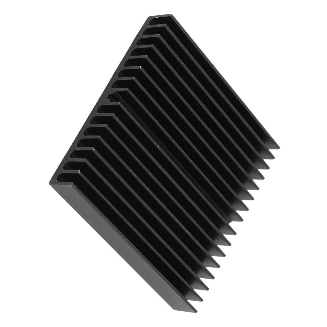 1 pcs Aluminium Radiator Koellichaam Heatsink 60mm x 60mm x 10mm Zwart