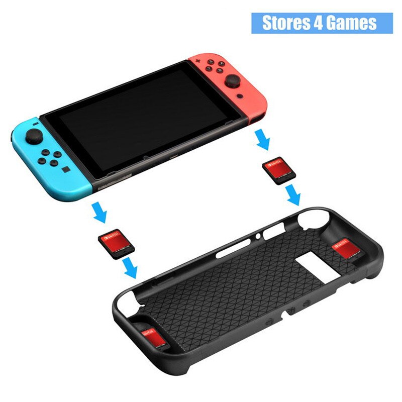 Nintend Switch Accessories Protective Case Guard Cover TPU Shell Docking Handle Grips w/ Card Slot For Nintendos Nintendoswitch